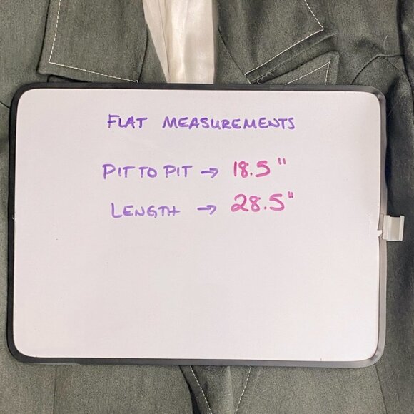 ADINA Grey Green Embroidered Blazer M - Picture 7 of 14